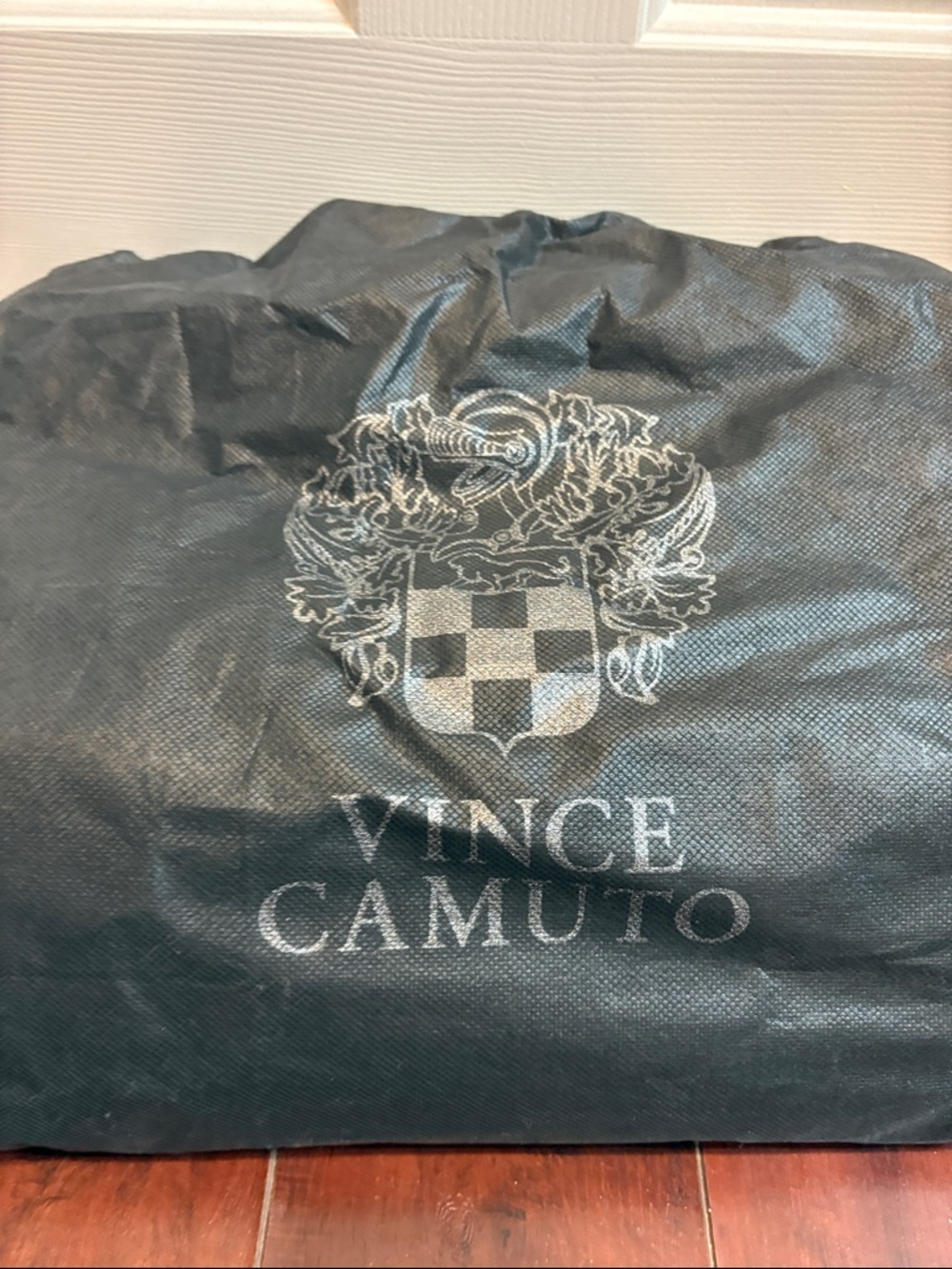 Vince Camuto Cognac Braided-Handle Leather Shoulder Bag - Picture 5 of 5